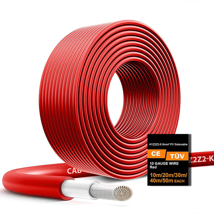 Heavy Duty Earth Burial Schváleno 6mm2 Red Solar Line Heavy Duty Earth Burial Schváleno 6mm2 Red Solar Line