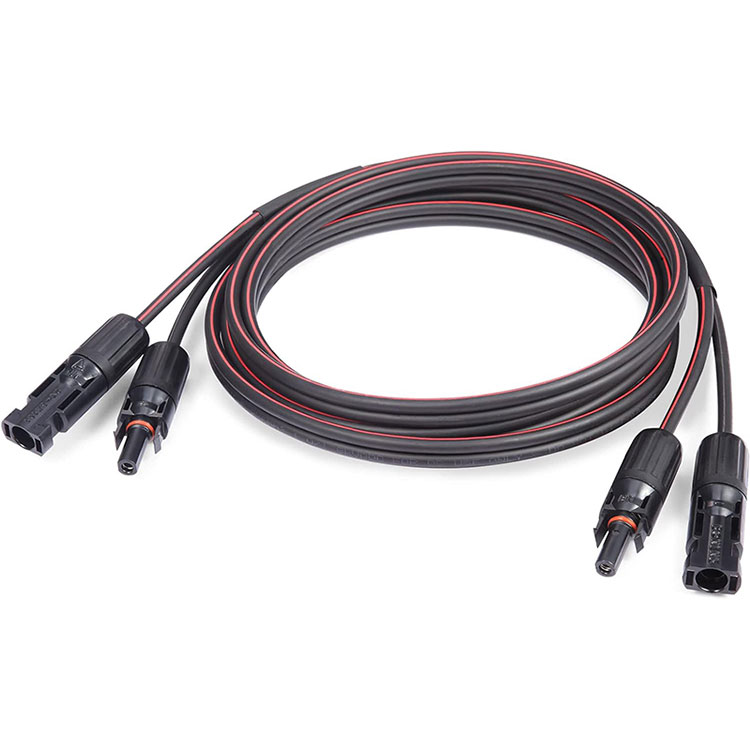 Dvojitý solární kabel vyztužený smršťovací fólií 10 gauge 30 Ft