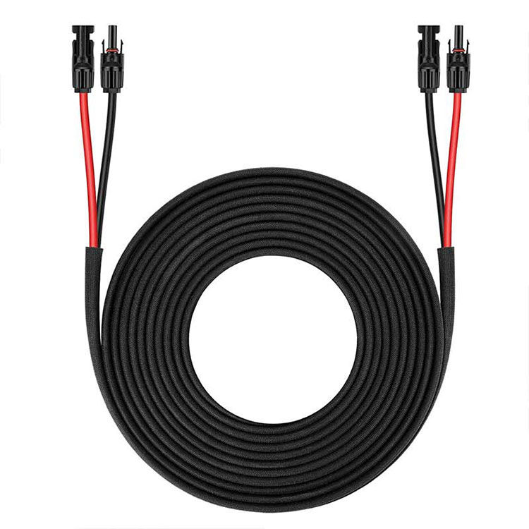 Prodlužovací kabel solárního panelu-25FT 10AWG (6mm2) Drát solárního panelu Twin